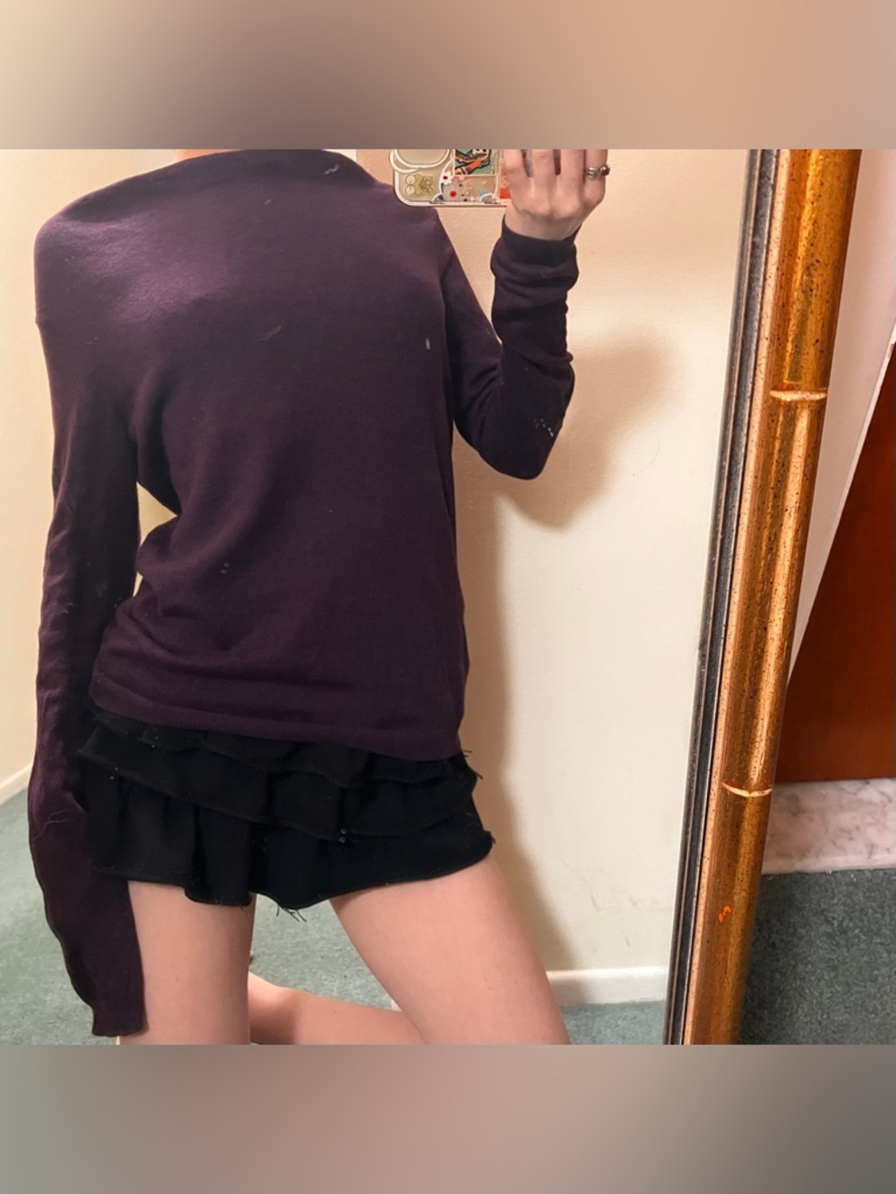 LOFT purple sweater